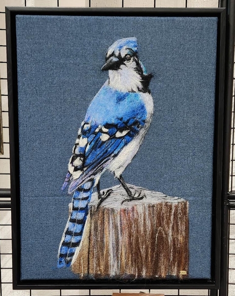 Event image 2D - NEEDLE FELTED BLUE JAY
